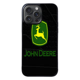 John Deere logo black Case iPhone 15 Pro BC1919