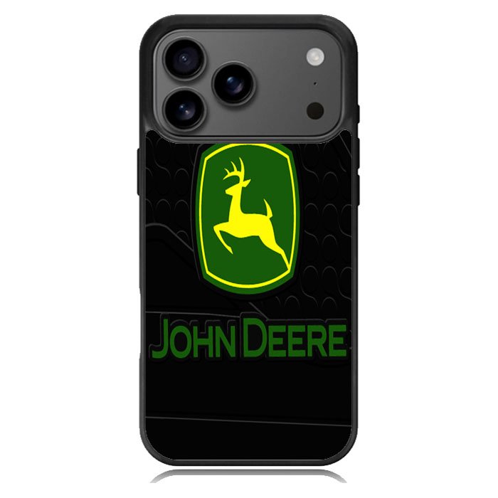 John Deere logo black iPhone 17 Pro Max Case BC1919