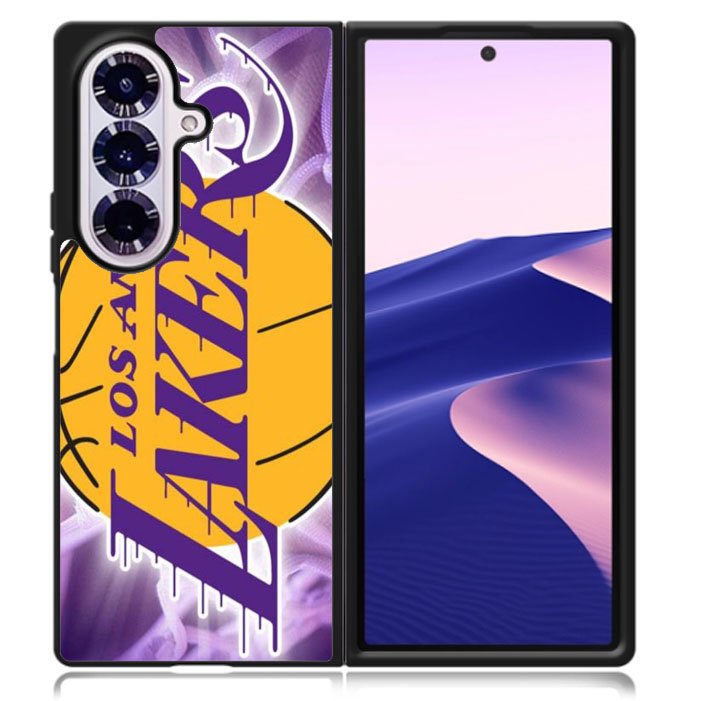 LA Lakers Basketball Team Samsung Galaxy Z Fold 7 5G Case BC1915