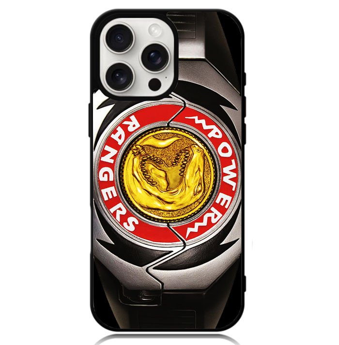 Red Power Rangers Mighty Morphin Case iPhone 16 Pro BC1868