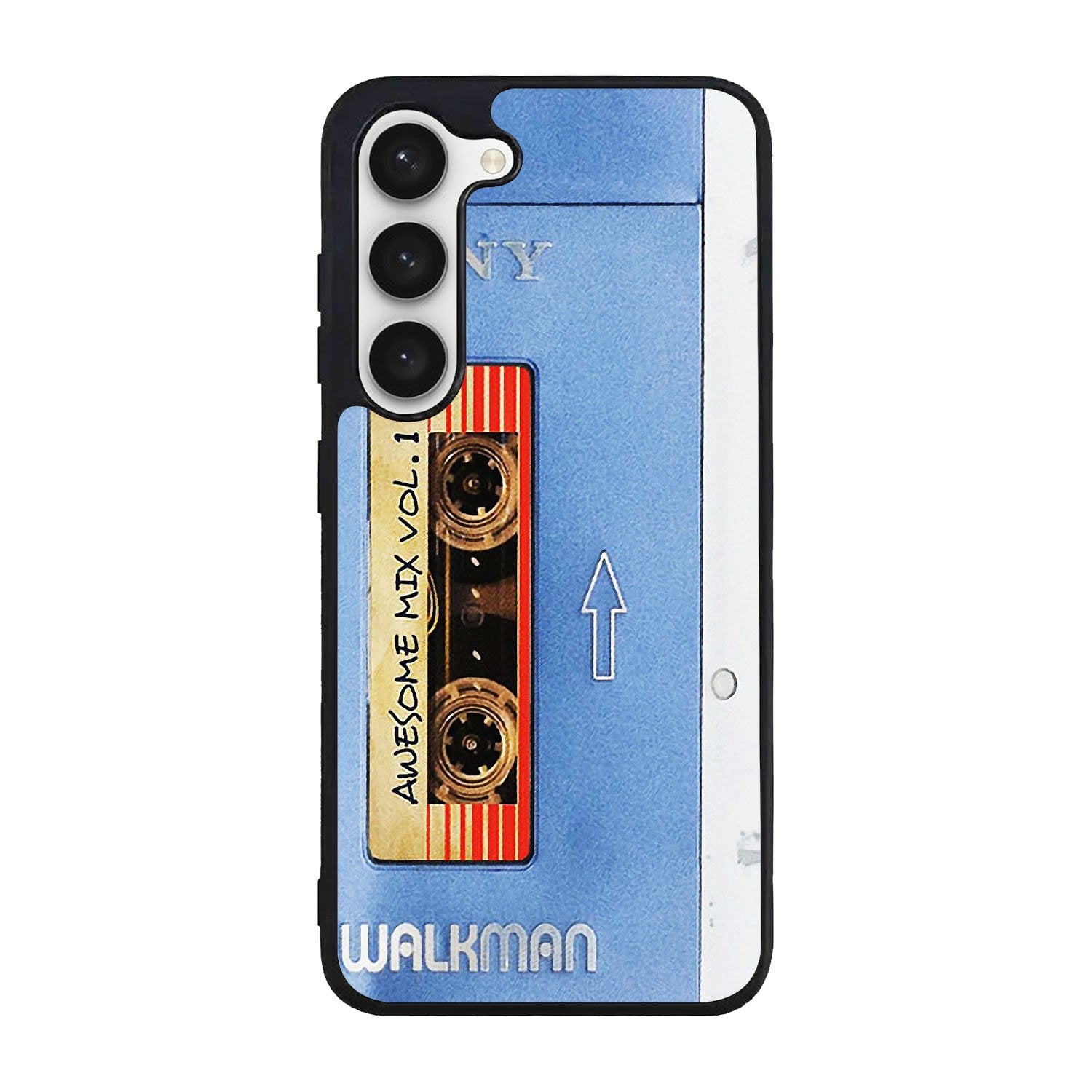 Sony Walkman Awesome Mix Vol 1 Blue Tape Case Samsung Galaxy S23 Plus 5G BC1825