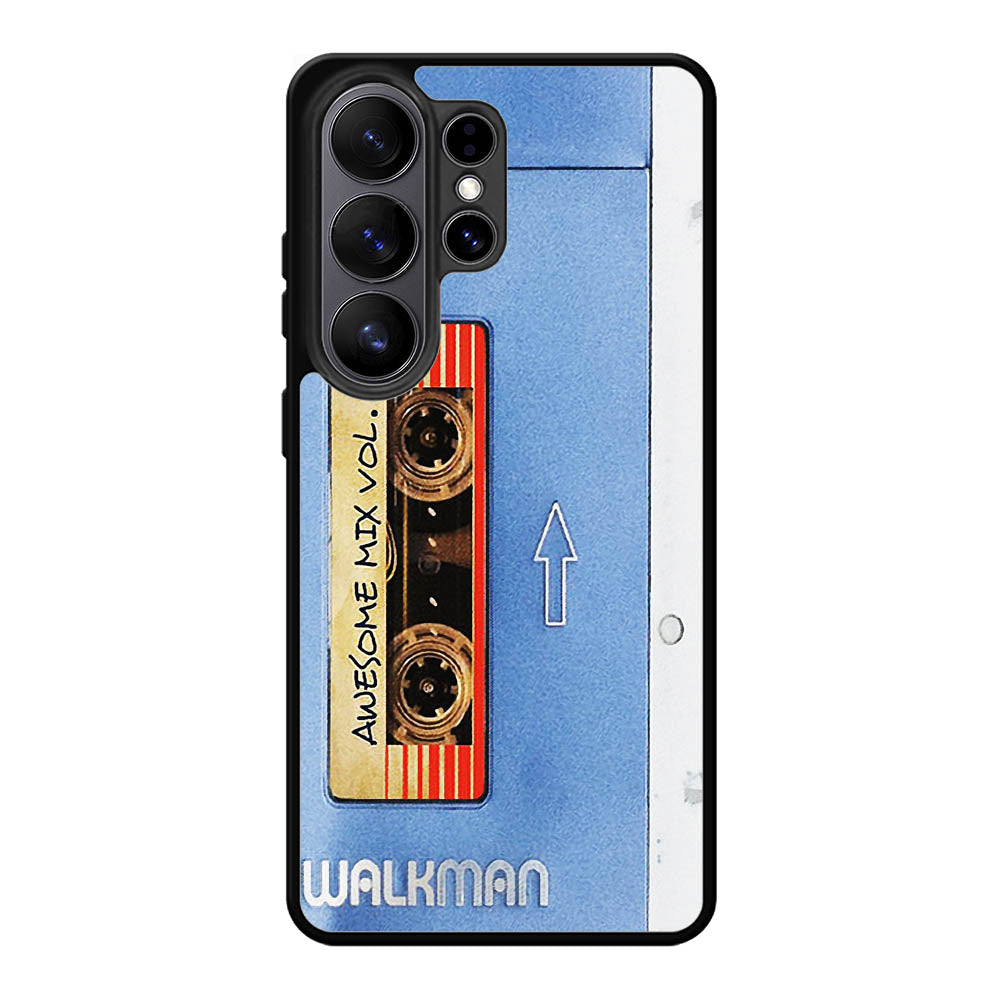 Sony Walkman Awesome Mix Vol 1 Blue Tape Samsung Galaxy S26 Ultra Case BC1825