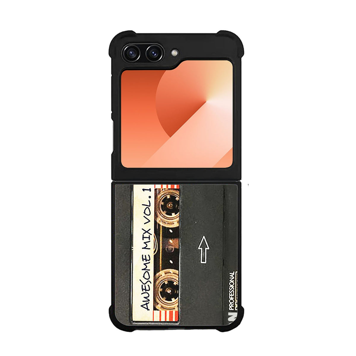 Sony Walkman Awesome Mix Vol 1 Black Tape Case Samsung Galaxy Z Flip 6 5G BC1826