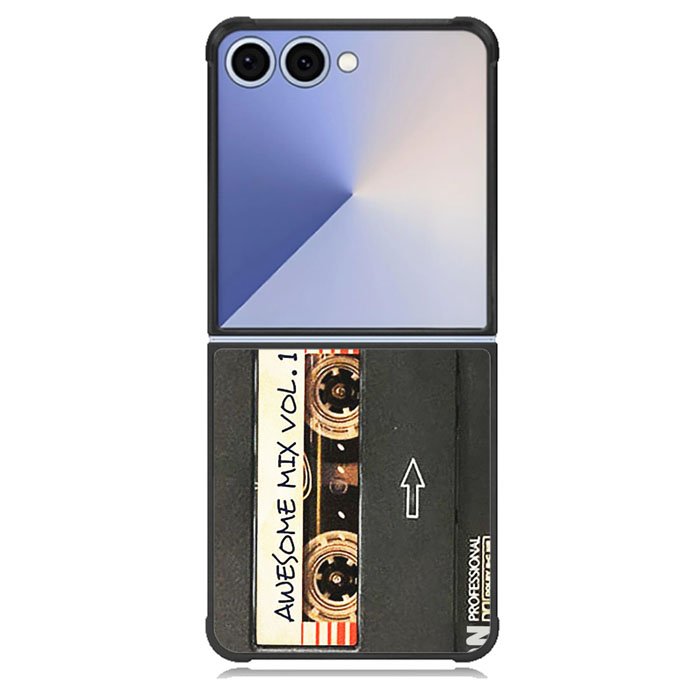 Sony Walkman Awesome Mix Vol 1 Black Tape Samsung Galaxy Z Flip 7 Case BC1826