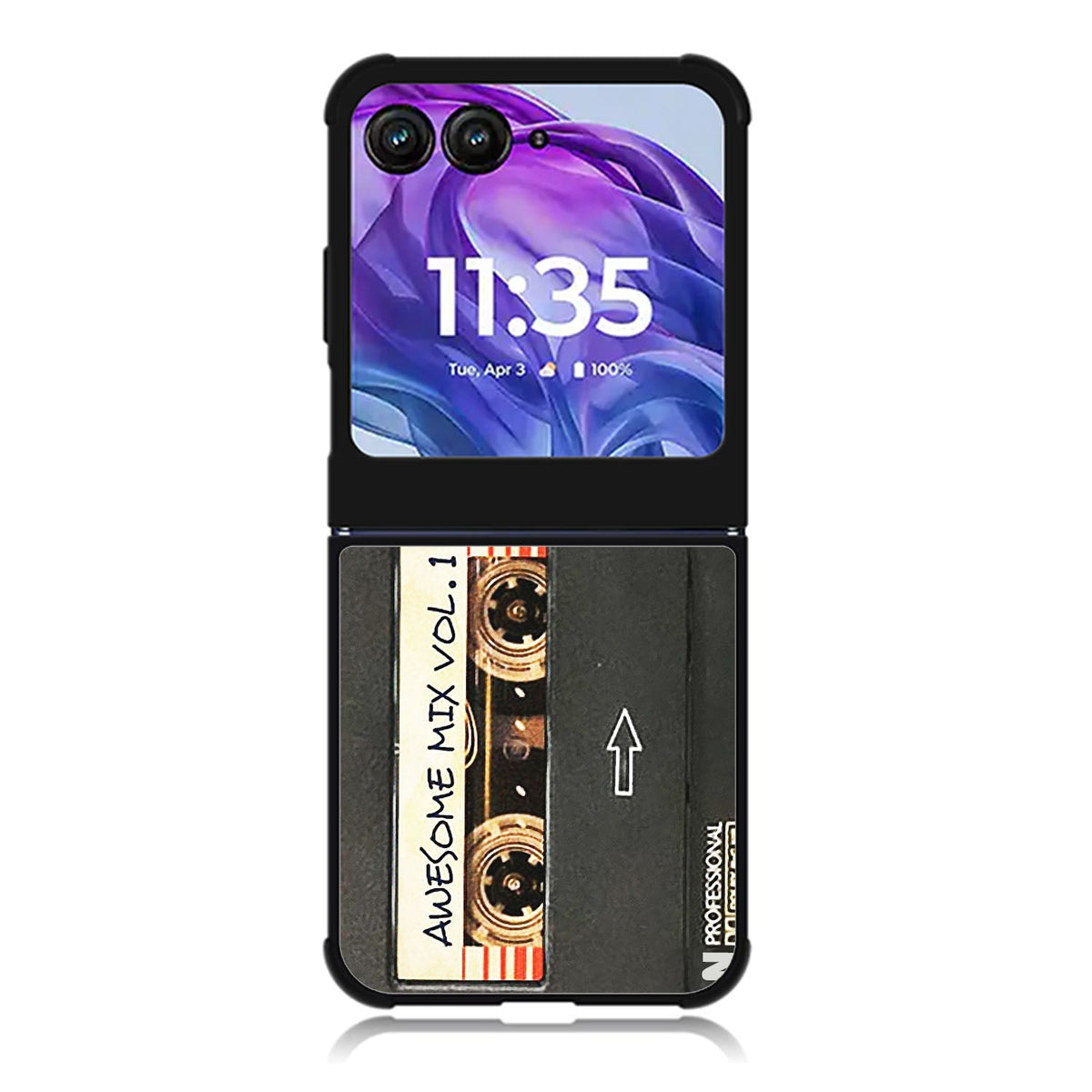 Sony Walkman Awesome Mix Vol 1 Black Tape Motorola Moto Razr 2024 , Moto Razr 50 Case FE1826