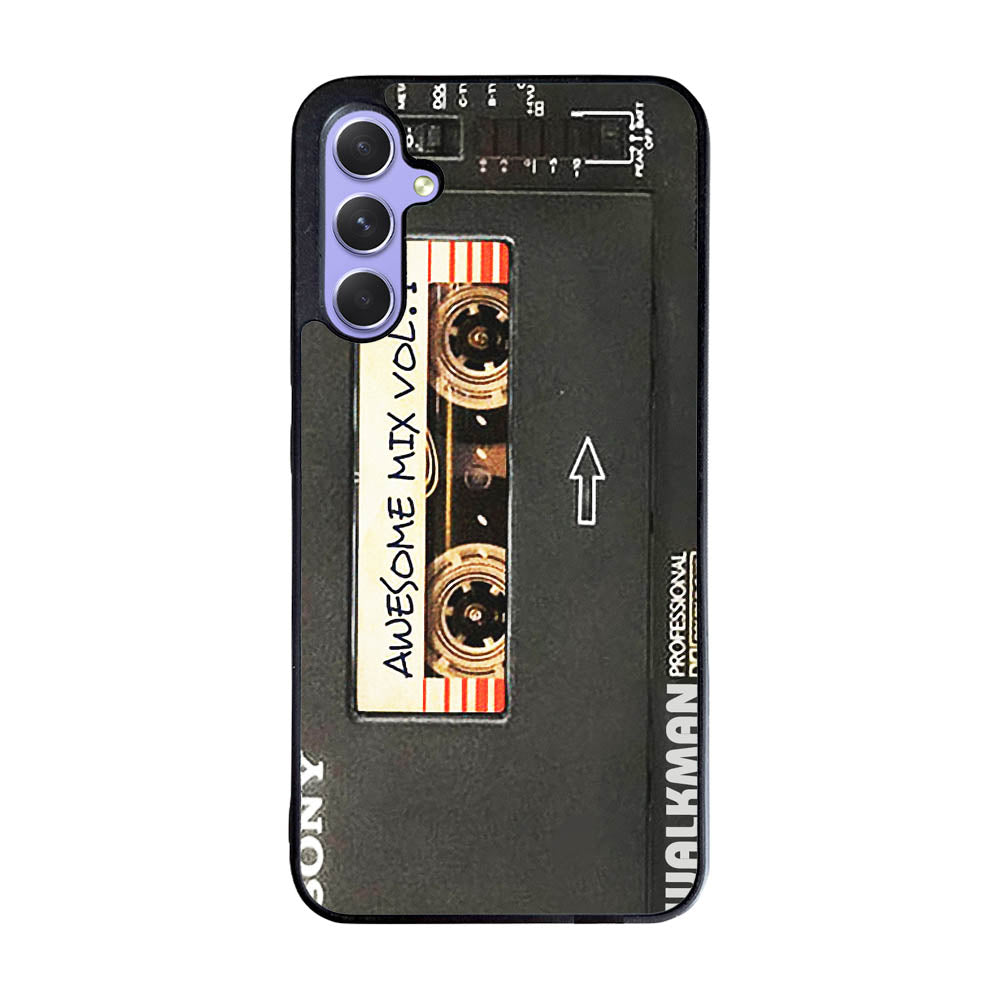 Sony Walkman Awesome Mix Vol 1 Black Tape Case Samsung Galaxy A35 5G BC1826