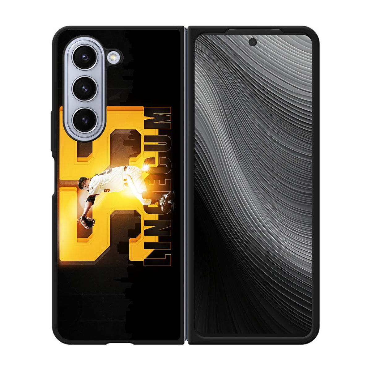 Tom Lincencum San Francisco Giants Baseball Case Samsung Galaxy z Fold 5 5G BC1836