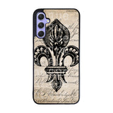 Vintage Brown Fleur de Lis Case Samsung Galaxy A35 5G BC1953