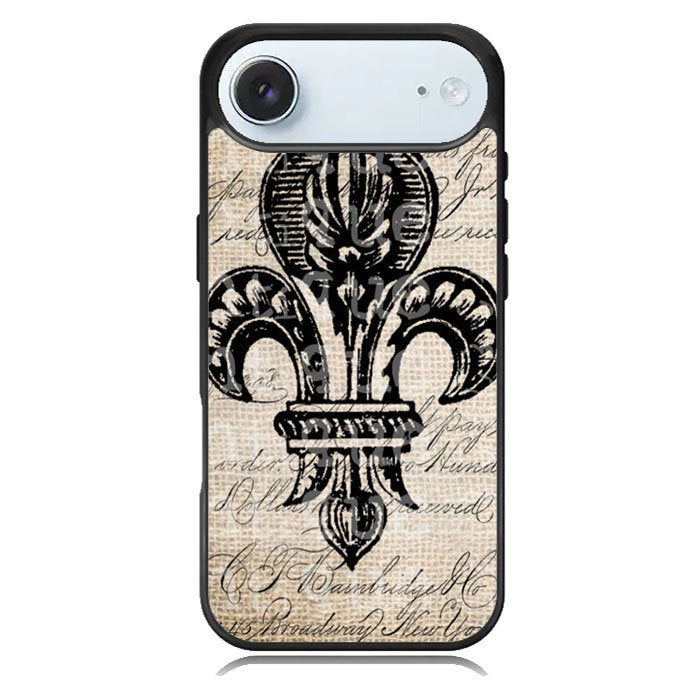Vintage Brown Fleur de Lis iPhone 17 Air Case BC1953