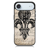 Vintage Brown Fleur de Lis iPhone 17 Air Case BC1953