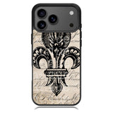 Vintage Brown Fleur de Lis iPhone 17 Pro Max Case BC1953