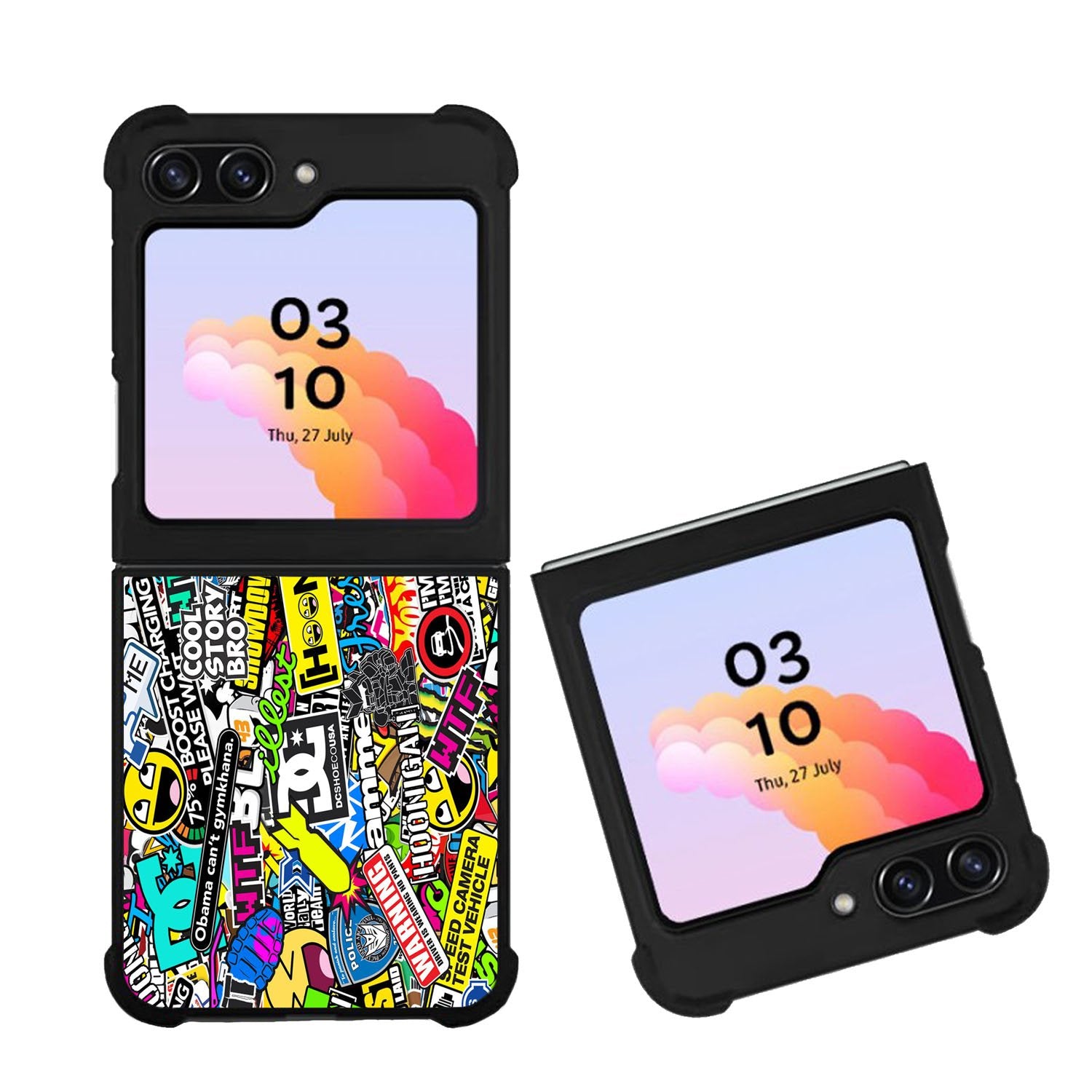 Hoonigan Sticker Boombing Case Samsung Galaxy Z Flip 5 5G BC1918