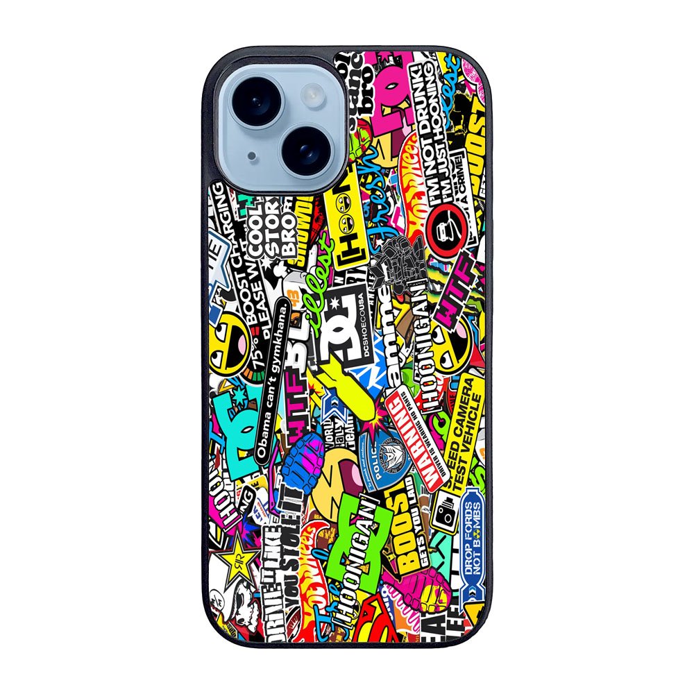 Hoonigan Sticker Boombing Case iPhone 15 BC1918