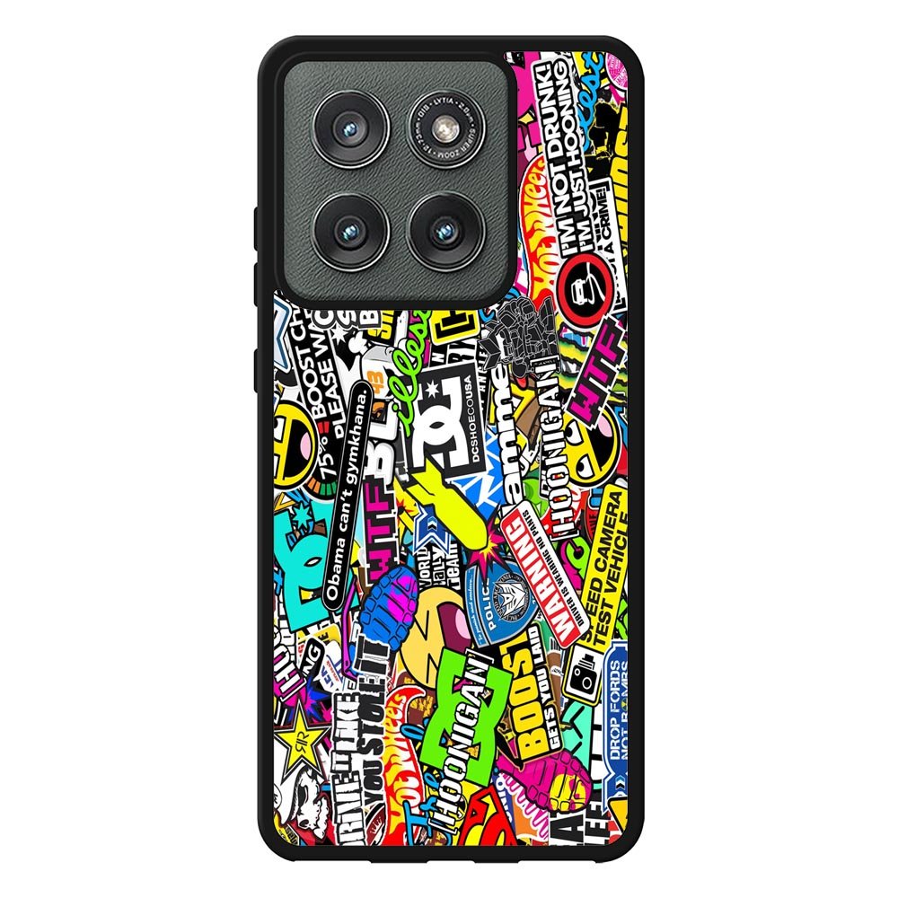 Hoonigan Sticker Boombing Case Motorola Moto Edge 2025 BC1918