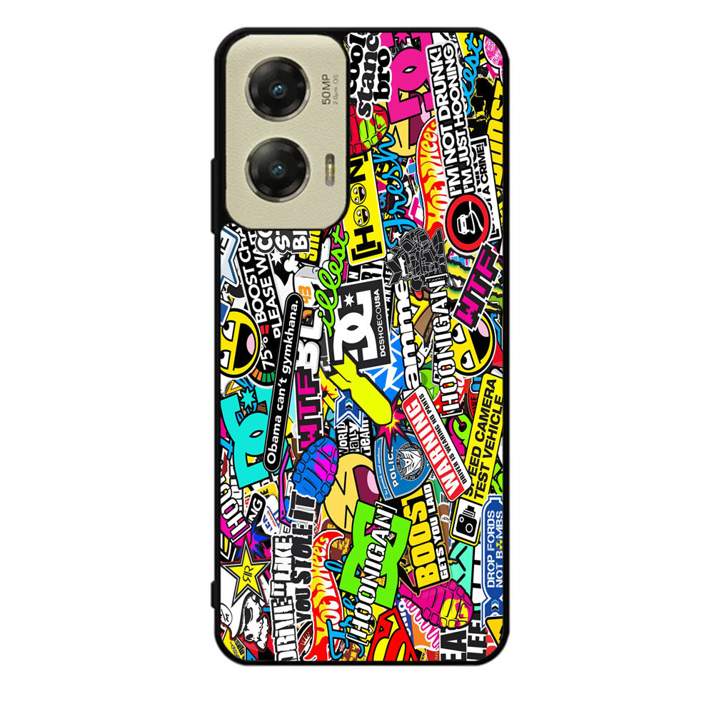 Hoonigan Sticker Boombing Case Motorola Moto G Stylus 2024 5G BC1918