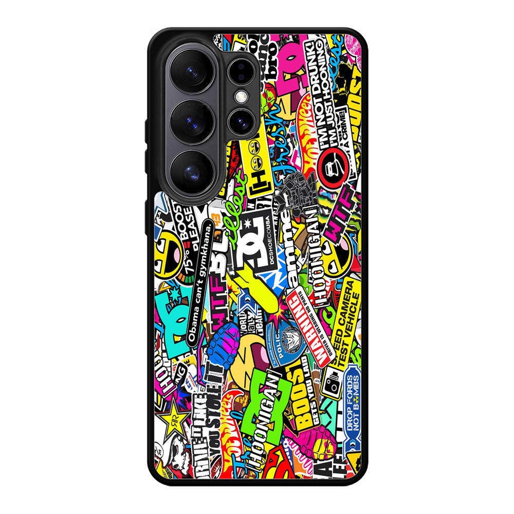 Hoonigan Sticker Boombing Samsung Galaxy S26 Ultra Case BC1918