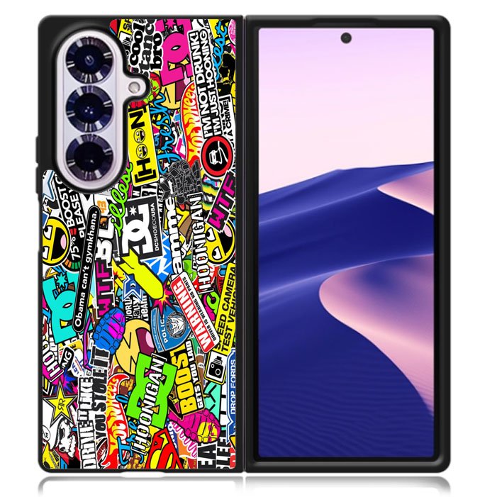 Hoonigan Sticker Boombing Samsung Galaxy Z Fold 7 5G Case BC1918