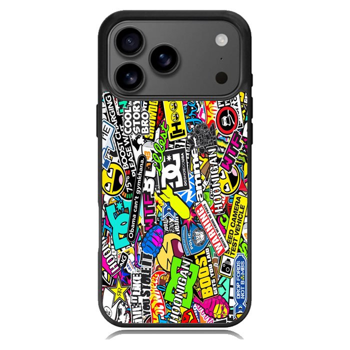 Hoonigan Sticker Boombing iPhone 17 Pro Max Case BC1918