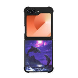 Purple Night Dolphins Beautiful Case Samsung Galaxy Z Flip 6 5G BC1954