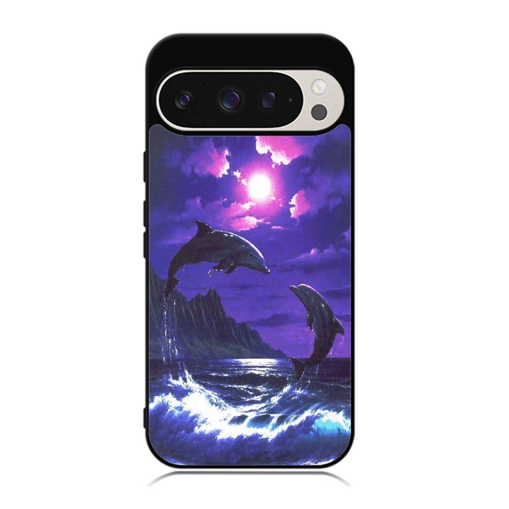 Purple Night Dolphins Beautiful Case Google Pixel 9 Pro XL BC1954
