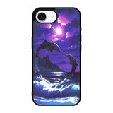 Purple Night Dolphins Beautiful iPhone 17e Case BC1954