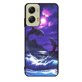 Purple Night Dolphins Beautiful Case Motorola Moto G Stylus 2024 5G BC1954