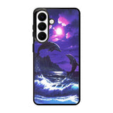 Purple Night Dolphins Beautiful Samsung Galaxy S26 Plus Case BC1954