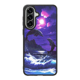 Purple Night Dolphins Beautiful Samsung Galaxy A37 Case BC1954