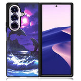 Purple Night Dolphins Beautiful Samsung Galaxy Z Fold 7 5G Case BC1954