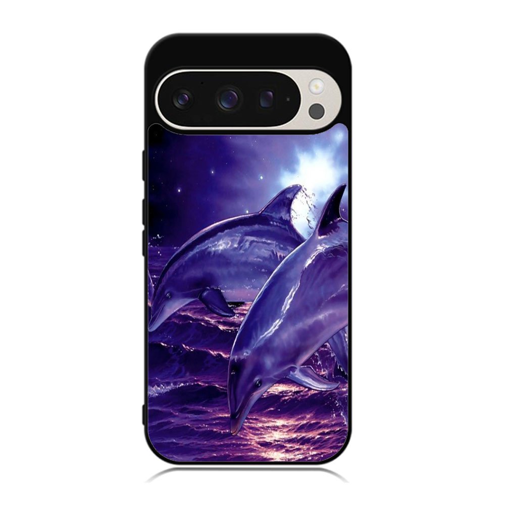Purple Night Dolphins Case Google Pixel 9 Pro XL BC1860