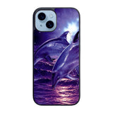 Purple Night Dolphins Case iPhone 15 Plus BC1860
