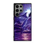 Purple Night Dolphins Case Samsung Galaxy S24 Ultra 5G BC1860