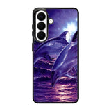 Purple Night Dolphins Samsung Galaxy S26 Case BC1860
