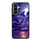 Purple Night Dolphins Samsung Galaxy A57 Case BC1860
