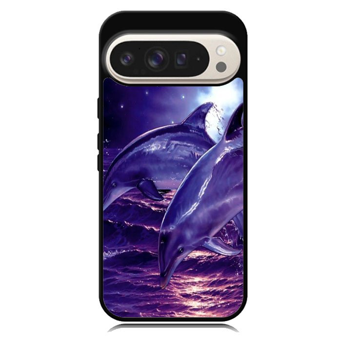 Purple Night Dolphins Google Pixel 10 Pro XL Case BC1860