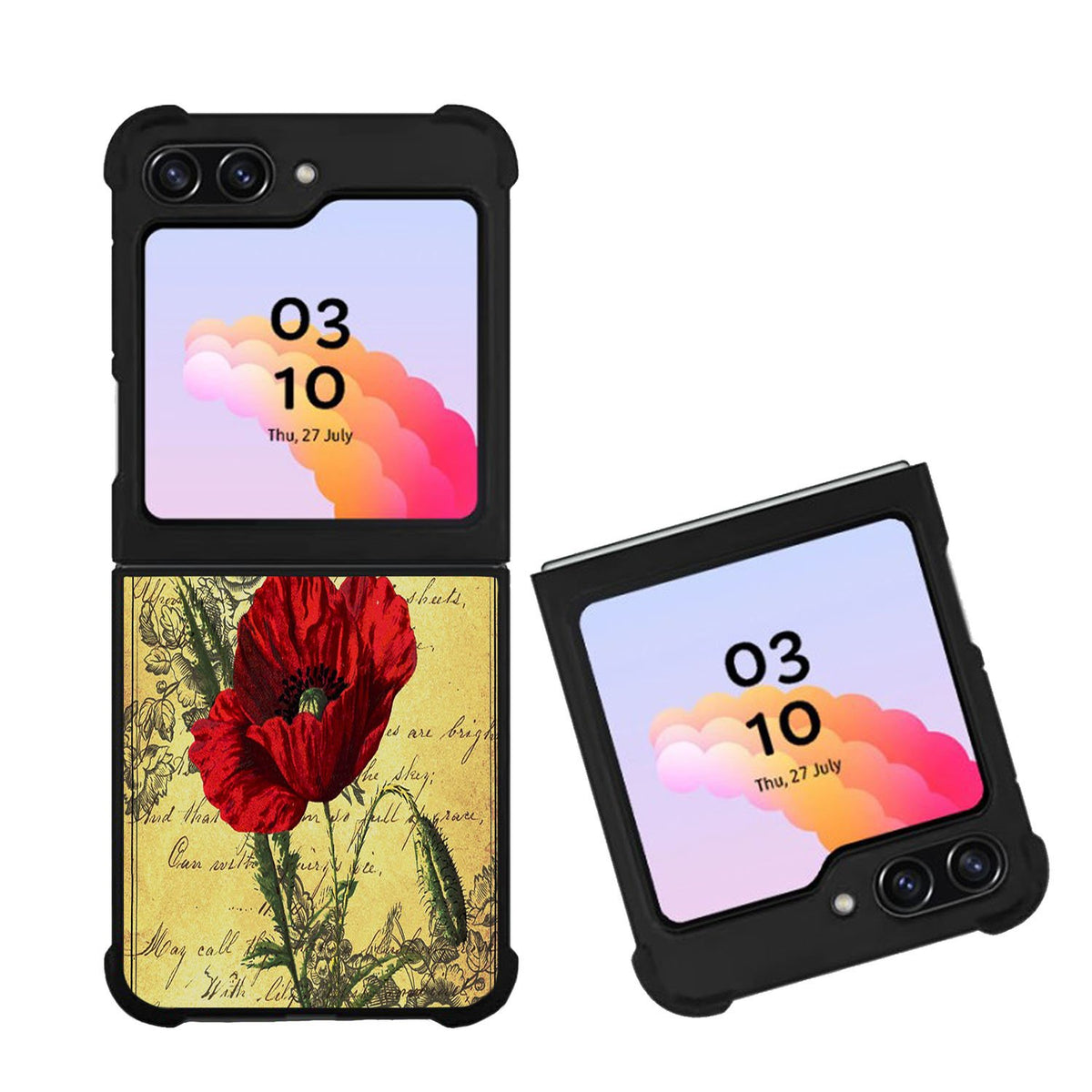 Poppy Ephemera Case Samsung Galaxy Z Flip 5 5G BC1861