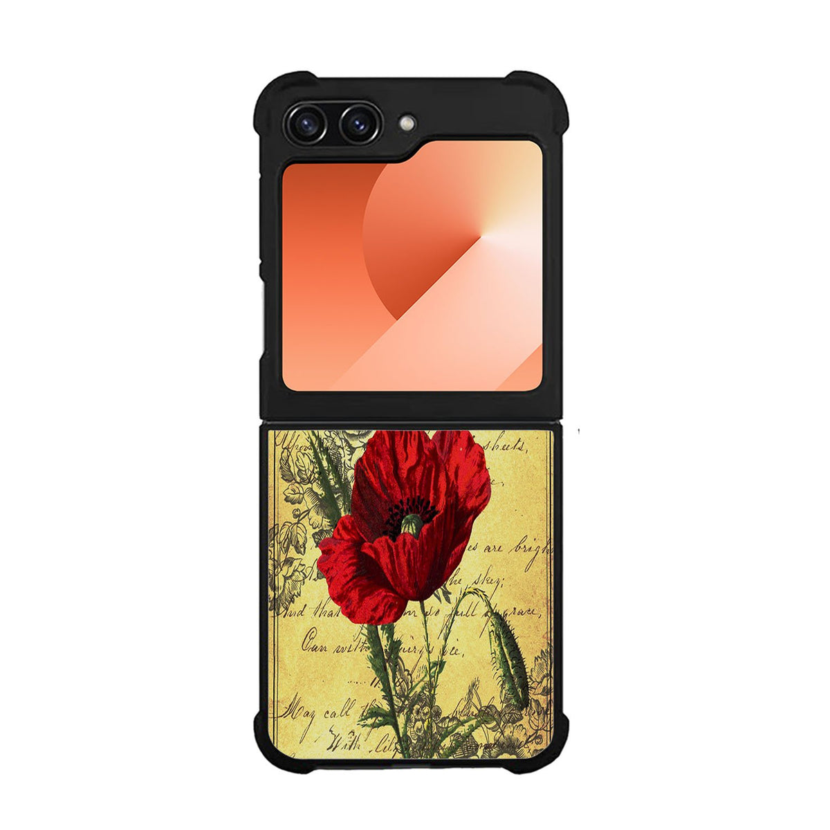 Poppy Ephemera Case Samsung Galaxy Z Flip 6 5G BC1861