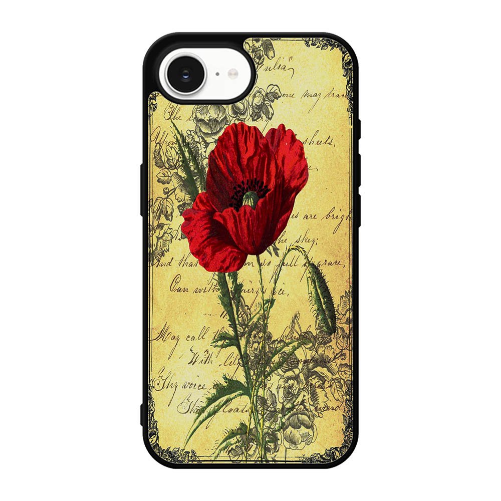 Poppy Ephemera iPhone 17e Case BC1861