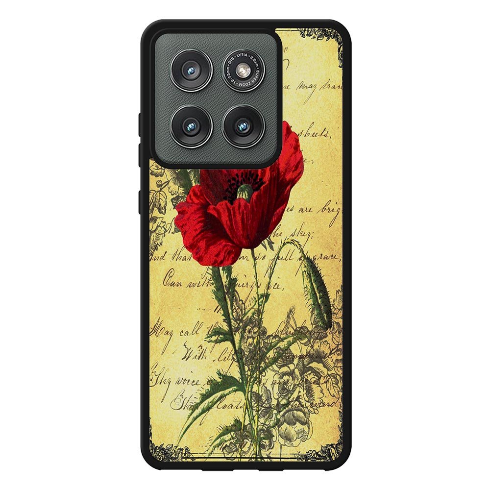 Poppy Ephemera Case Motorola Moto Edge 2025 BC1861