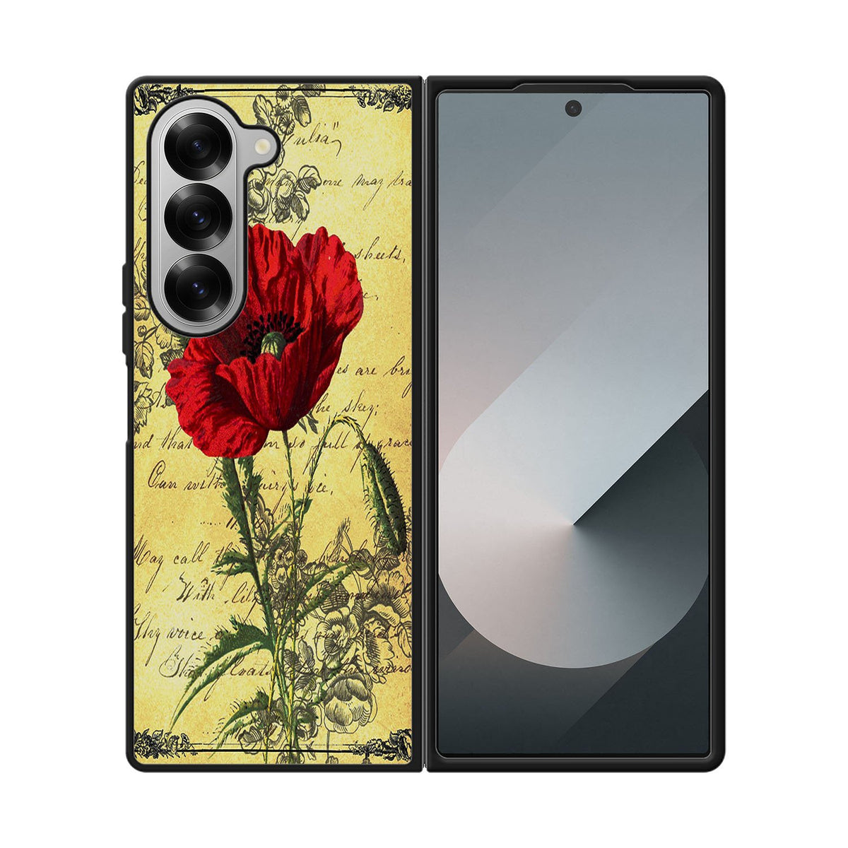 Poppy Ephemera Case Samsung Galaxy Z Fold 6 5G BC1861