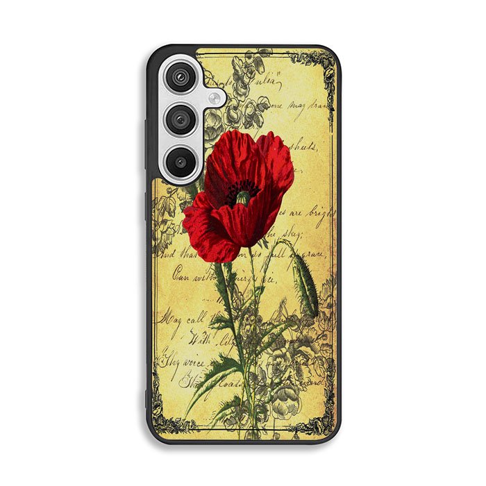 Poppy Ephemera Samsung Galaxy A26 5G Case BC1861