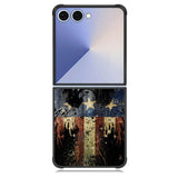 New American Eagle Flag Burning Samsung Galaxy Z Flip 7 Case BC1863