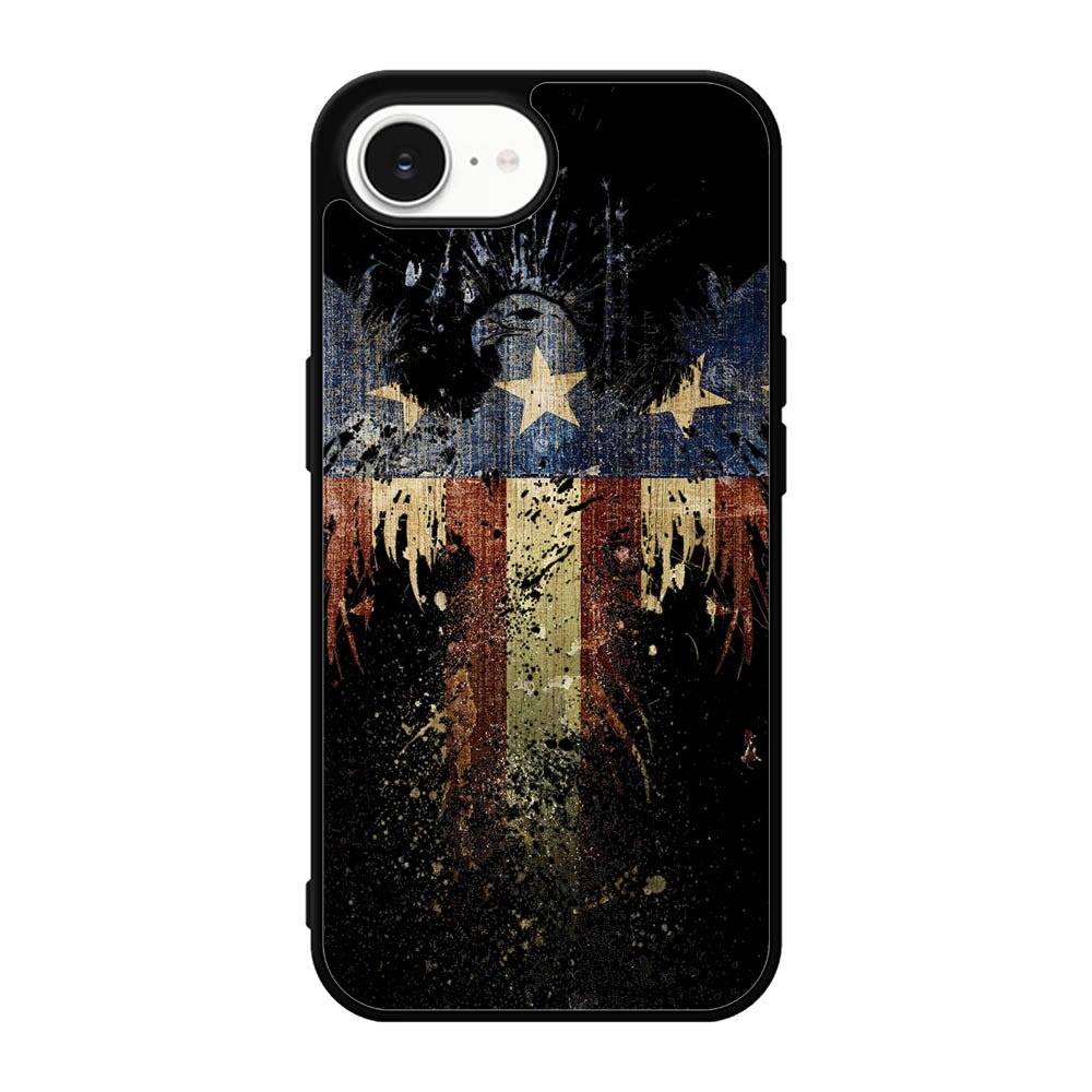 New American Eagle Flag Burning iPhone 17e Case BC1863
