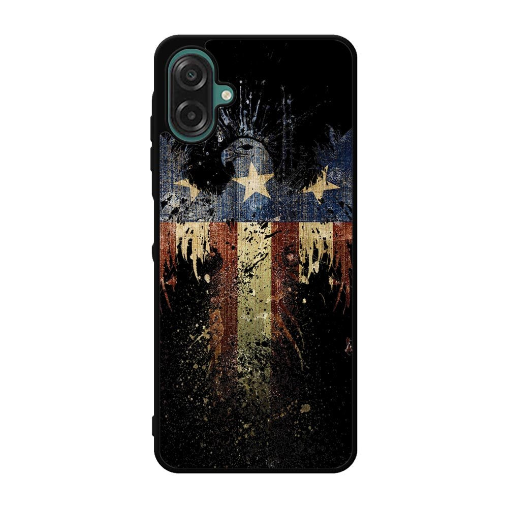 New American Eagle Flag Burning Case Samsung Galaxy A07 BC1863