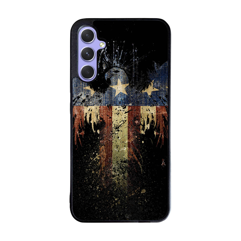 New American Eagle Flag Burning Case Samsung Galaxy A55 5G BC1863