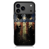 New American Eagle Flag Burning iPhone 17 Pro Case BC1863