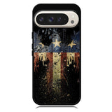 New American Eagle Flag Burning Google Pixel 10 Pro XL Case BC1863