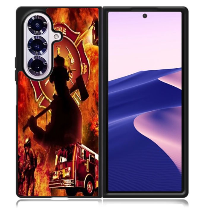 Fire Fighter Samsung Galaxy Z Fold 7 5G Case BC1847