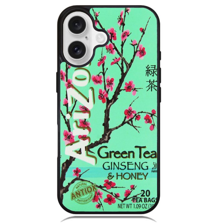 Arizona Green Tea Beverage Drink Retro Teal Case iPhone 16 BC1848
