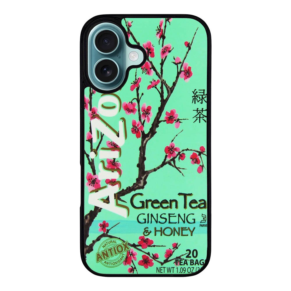 Arizona Green Tea Beverage Drink Retro Teal Case iPhone 16 Plus BC1848